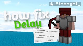 how to fix hit delay..