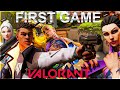 MY VERY FIRST GAME OF VALORANT!!!