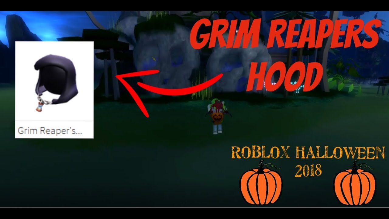 Event How To Get The Grim Reapers Hood Roblox Halloween 2018 Youtube - roblox reaper hood