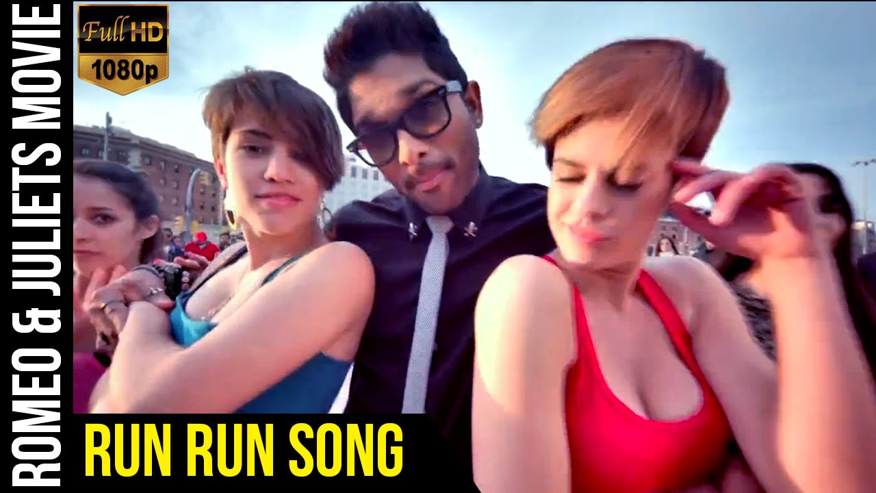 Run Run Video Song  Romeo  Juliets Malayalam Movie  Allu Arjun  DSP  Iddarammayilatho
