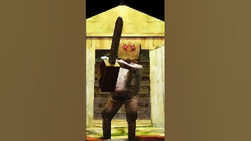 Chainsaw Man RE4 Remake Demake #animation #blender