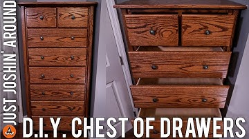 DIY Chest of Drawers - How To Make Your Own Furniture // Just Joshin