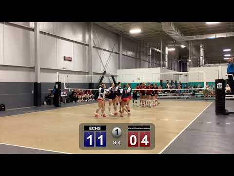 24-25 ECHS vs Christ Church Academy - Set 1 - Won - 25/13