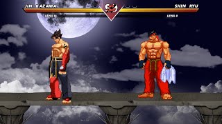 JIN KAZAMA vs SHIN RYU - The most insane fight ever made!