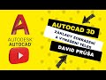 AutoCAD v prostoru 1 - Úvod, vynášení a základní editace
