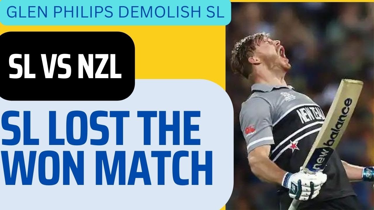 Glen Philips Single Handedly Demolish Srilankan Bowling Atttack Sl Vs Nzl Review Youtube