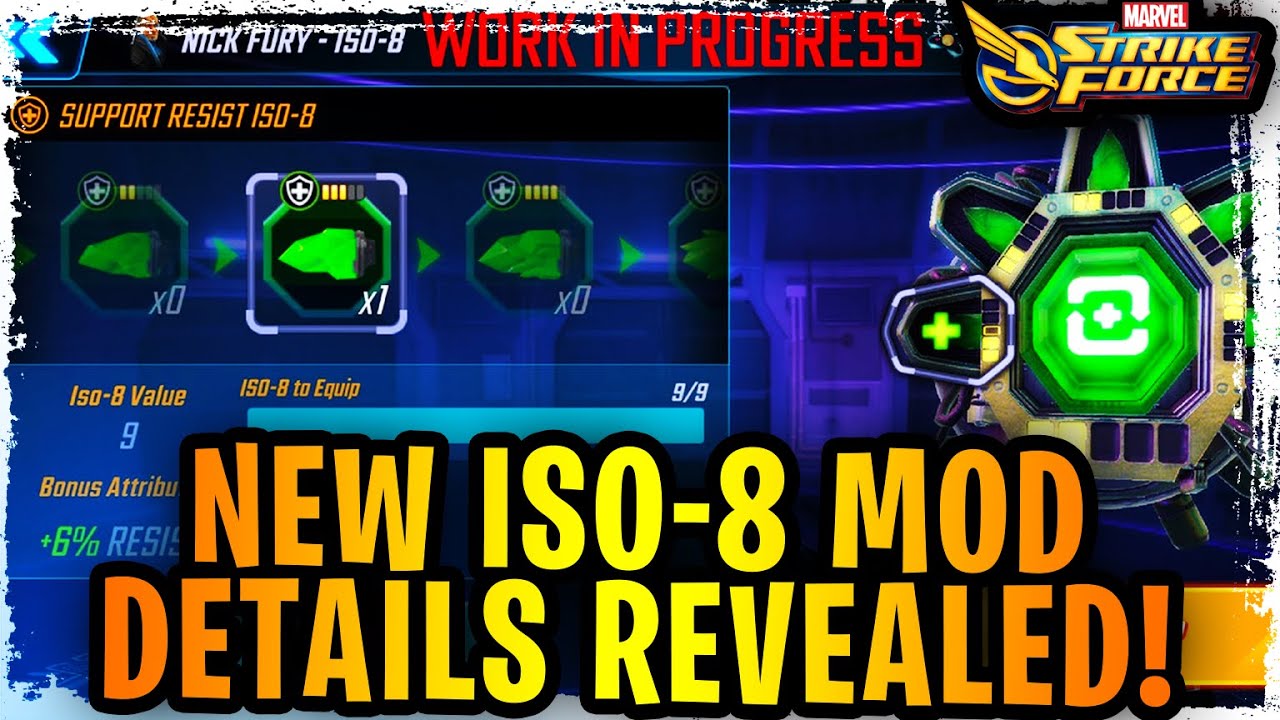New Iso-8 Mod Feature Details Revealed! No Speed, New Abilities