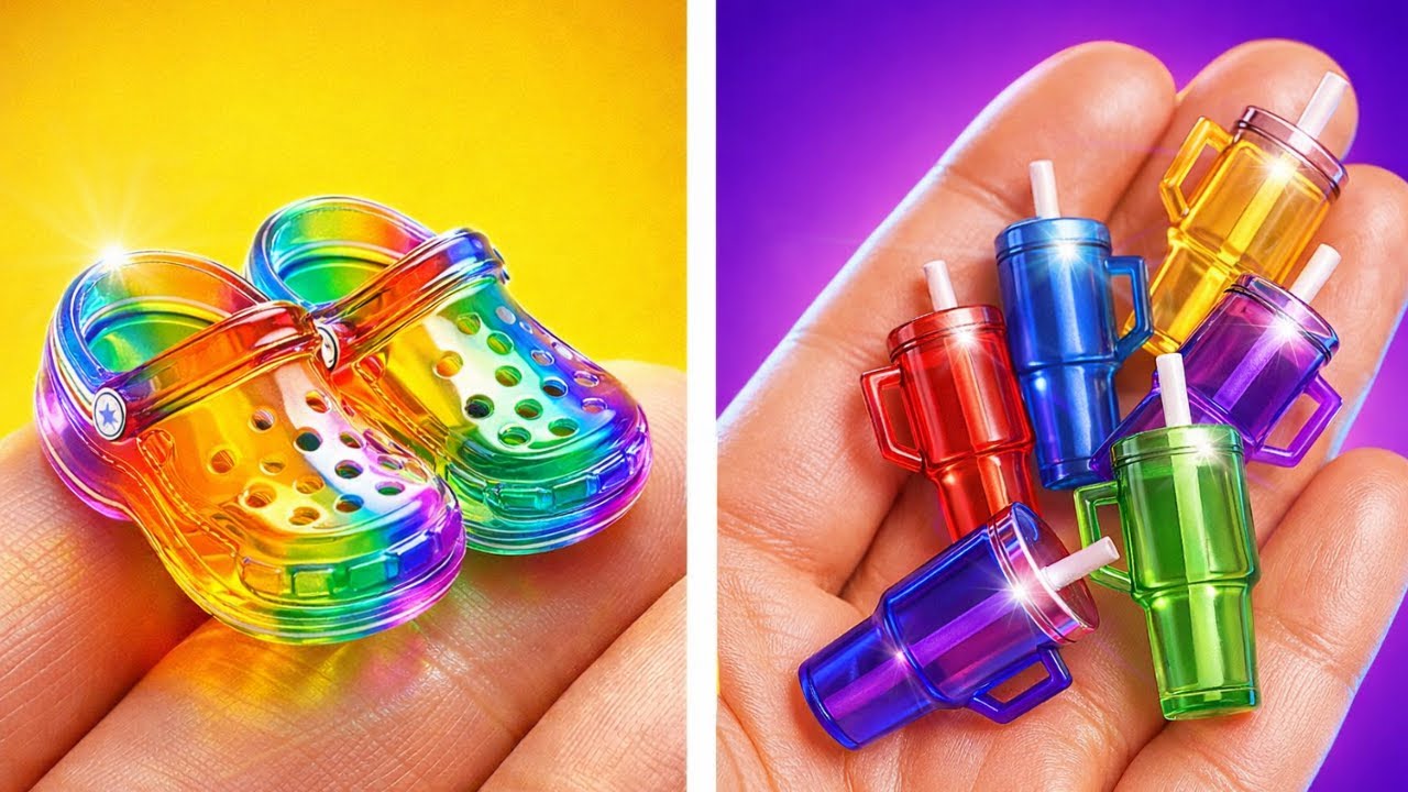 COOL FIDGET HACKS! Acrylic vs 3D Pen 🎨✏️ Back-to-School DIYs by 123 GO! GOLD