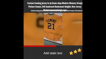 Custom framing jersey in nj frame shop Modern Memory Design Picture frames 246 boulevard Hasbrouck