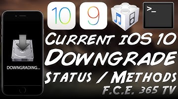 iOS 10.3.3 Downgrade Possibilities, New Future Restore, iOS Downgrade Methods