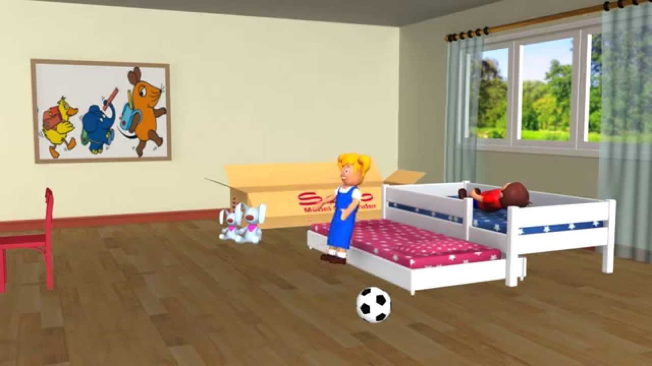 Kinderbett KINTO Einzelbett Animation