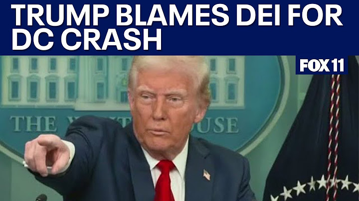 Trump blames DC plane crash on DEI without proof, faces backlash for comments