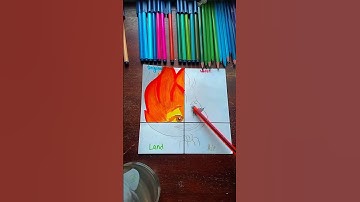 One drawing but 4 different styles ✨🤐 Ember from elemental 🧐 part 2#shorts