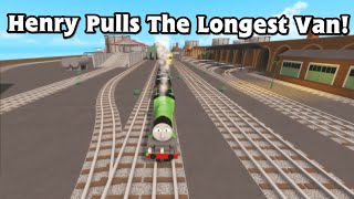 Henry Pulls Longest Van In Thomas And Friends
