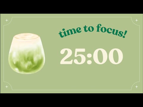 🍃2-HOUR study with me session 🍵| 25/5 Pomodoro | Relaxing Lofi Music for Studying 🎧