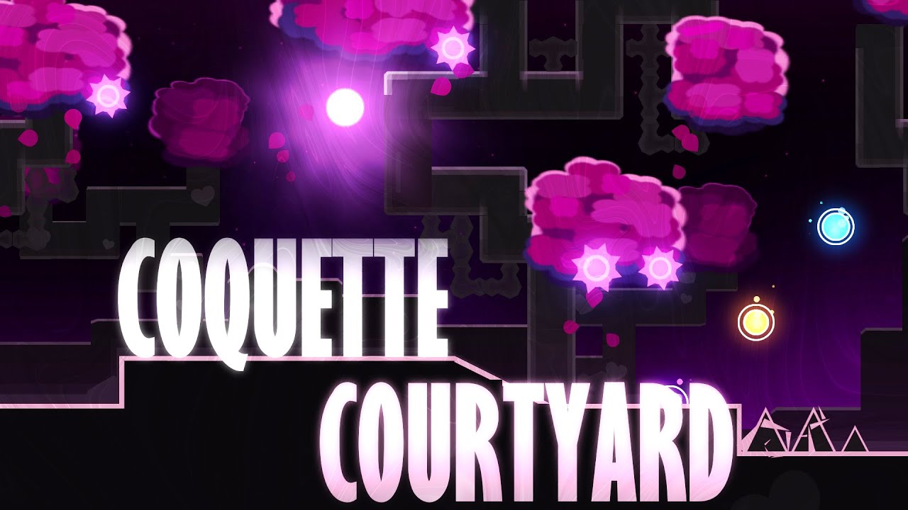 Coquette Courtyard (Demon) by sweetsilver | Geometry Dash [Review №38]