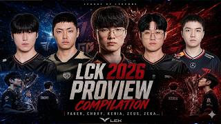 LCK 2026 Proview Compilation | Faker, Chovy, Keria, Zeus, Zeka...