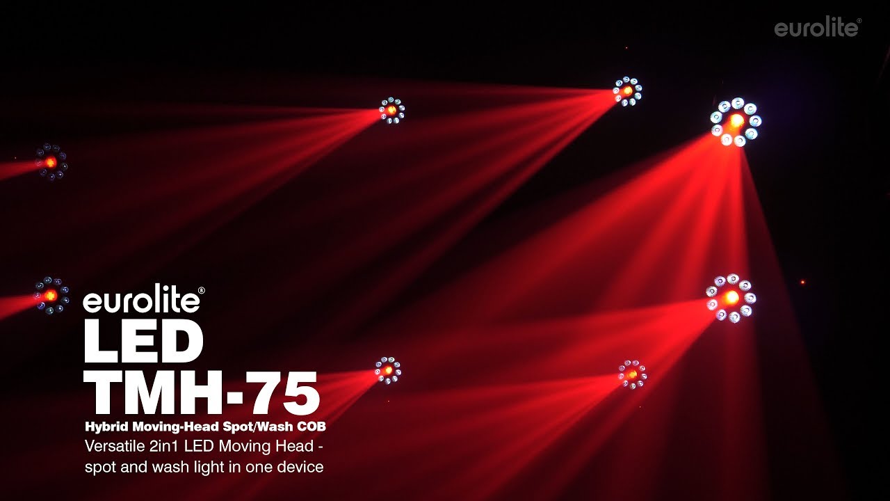 EUROLITE LED TMH-75 Hybrid Moving-Head Spot/Wash COB