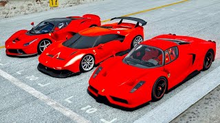 vs laferrari enzo