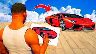 GTA 5 But Whatever Franklin Draw Comes To REAL LIFE ! (GTA 5 Mods)