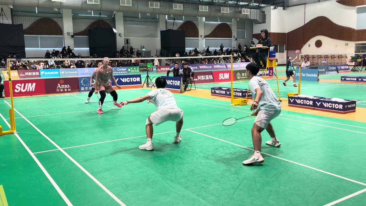 2026年第一次全國羽球排名賽 男乙雙8強 合庫國體大/合庫彰師大 林宥宇/陳宥銨 vs 中租大同 李威霆陳秉軒
