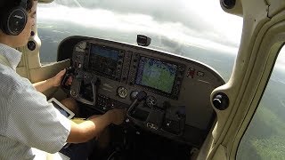 Учебный фильм - Правила полетов по приборам. Заход по ILS, Cessna 172S