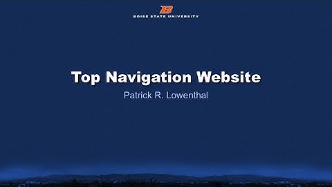 EDTECH502: How to build a multi-page top navigation website in Dreamweaver CC