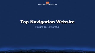 EDTECH502: How to build a multi-page top navigation website in Dreamweaver CC Wealth