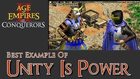Best Example of Unity is Power | Age Of Empire | Samurai Vs Teutonoic Knight