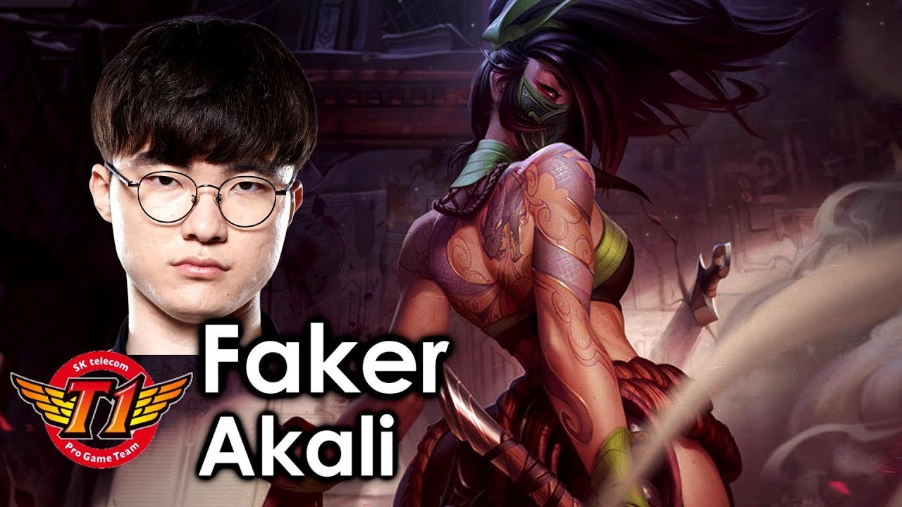 Faker picks Akali - YouTube