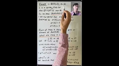 An Example of a Galois Group (Algebra 3: Lecture 17 Video 3)