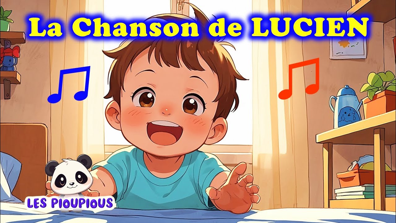 La Chanson de Lucien 🎶 | Comptine drôle et rythmée pour enfants | Les Pioupious