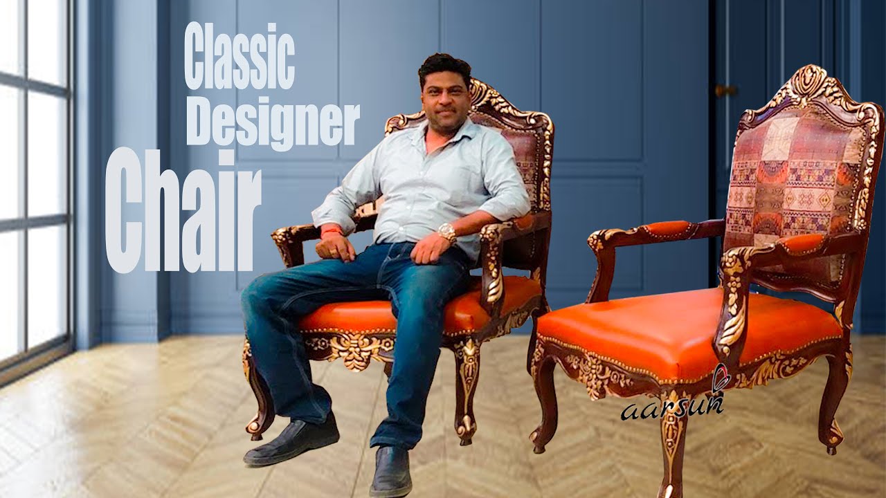 ロココ調アンティーク ベルベットチェア 青　子供用 9014-5f92b.jpg