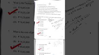 CA Inter Cost Sep 2025 MCQ  costing paper solution#cainter#motivation #icai #study