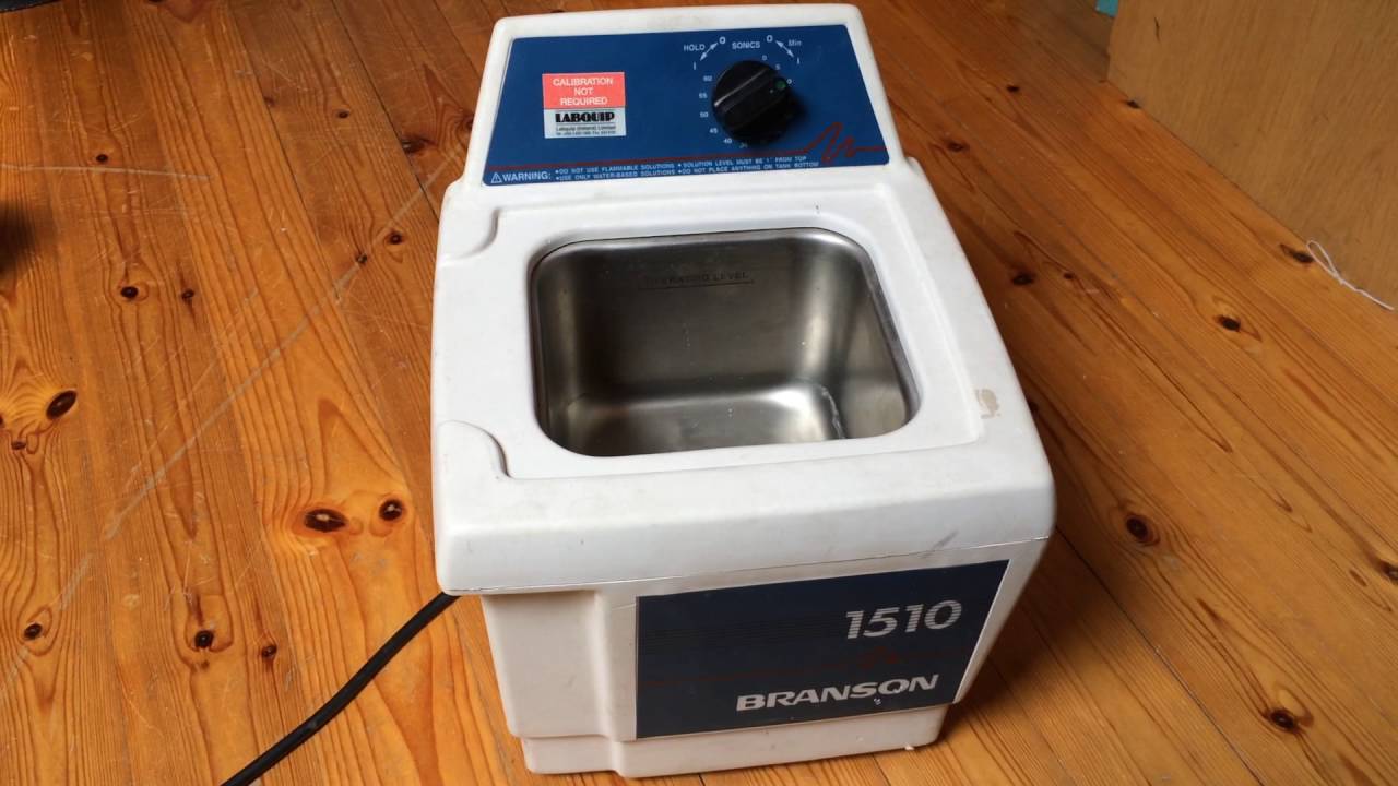 Branson 1510 Ultrasonic Cleaner YouTube