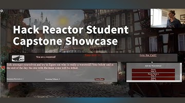 Hack Reactor Student Capstone Showcase