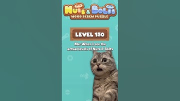 Nuts & Bolts Screw Puzzle | Be ready for a bolt-load of fun in this nutty game! #shorts