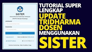 TUTORIAL SUPER LENGKAP UPDATE KINERJA TRIDHARMA DOSEN MELALUI APLIKASI SISTER screenshot 4