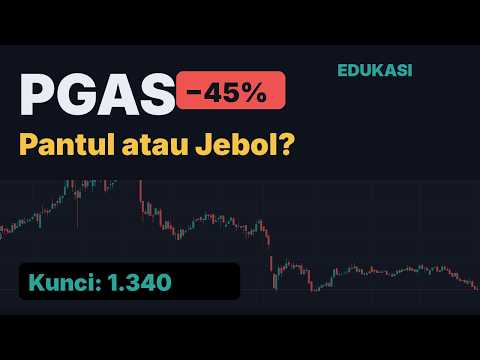 PGAS Sudah Dekat Support Kuat ?