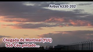 Montreal Yul Arrival Under Painted Sky - Lajes Terceira Azores