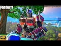 Battletested optimus prime style gameplay  fortnite chapter 4 season 3 4k 60fps