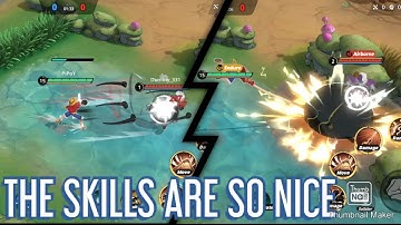 Monkey D. Luffy (Pirate Captain) Skills Animation and Explanation