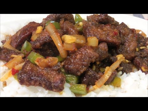 Spicy Crispy Beef - How to make Crispy Beef Stir Fry Recipe