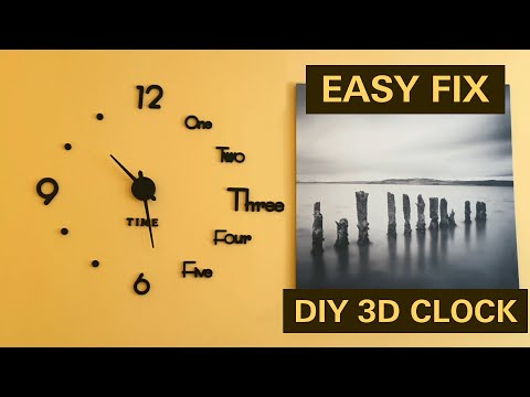 Video: Large Self-adhesive Clock On The Wall (21 Photos): How To Mount A Large Diameter Wall Clock? How To Choose Them?