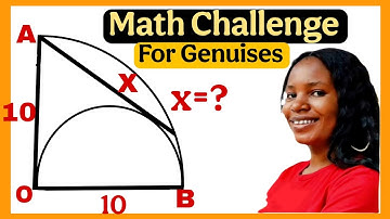 A Nice geometry math question| solve for x.