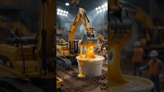 🏈🥔 They built an ENTIRE football stadium out of a GIANT tater tot! Watch tiny construction crews p