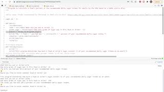 Details Code in Place Final Project: Daily Value Sugar Calculator Guide