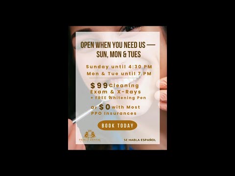Open When You Need Us —  Sun, Mon & Tues!