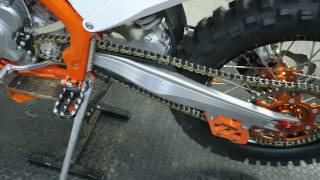 Dirt bike chain maintenance