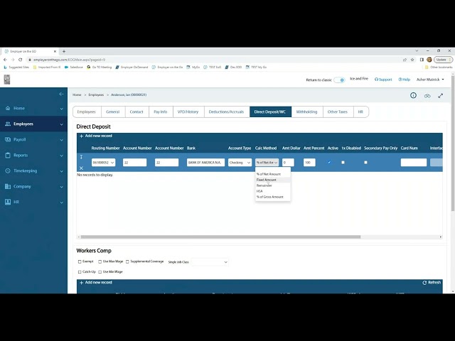 Next GO Employee Direct Deposits